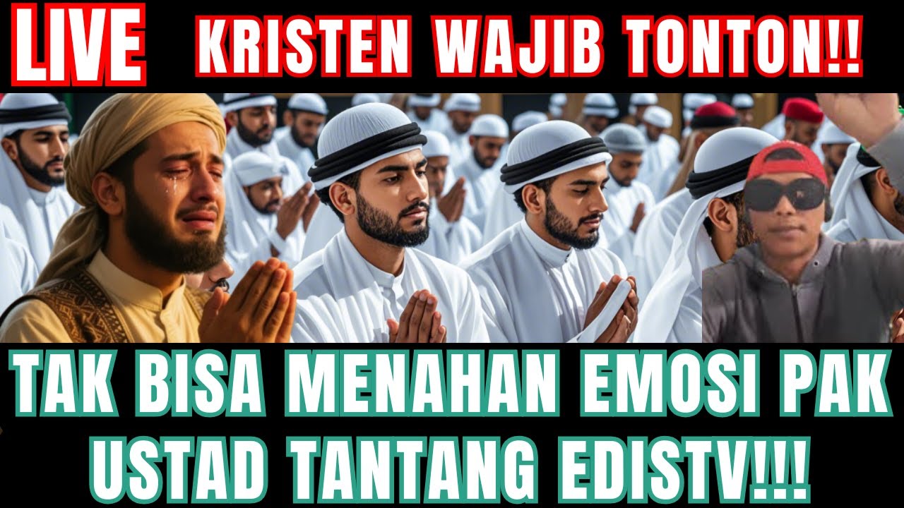TAK BISA MENAHAN EMOSI PAK USTAD TANTANG EDISTV!!!