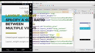 Designing a beautiful Calculator layout in Android using Linear Layout