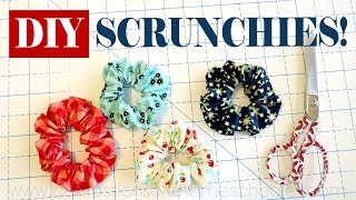 EASY DIY SCRUNCHIE // Sewing Tutorial!