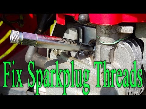 Awesome Tool .. Fix stripped Spark plug Threads
