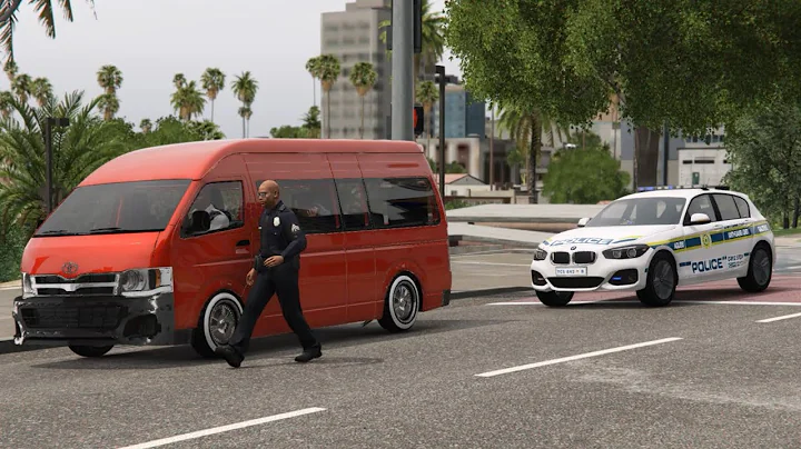 GTA 5 Mzansi Real Life Mods - Becoming A Taxi Driver In GTA V(Toyota Hiace)
