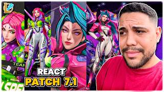 REACT: PATCH PREVIEW 7.1 DO WILD RIFT | LEAGUE OF LEGENDS | LOL | JUMARGEM