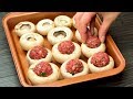 Разлетятся за минуту! Фаршированные грибы - очень просто, а главное - вкусно! | Appetitno.TV