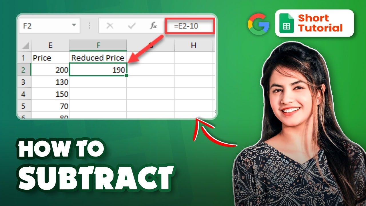 Master Google Sheets Subtraction in 2024 | Easy Step-by-Step Tutorial ...