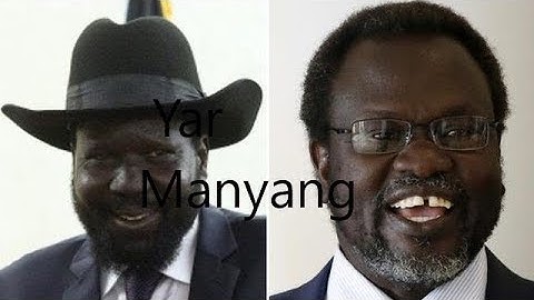 President Kiir and Former FVP Dr  Riek Machar in Khartoum 2018