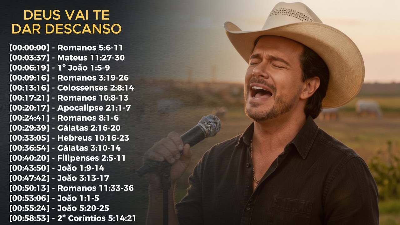 Deus Vai Te Dar Descanso | Cante Bíblia Sertaneja | Louvor Gospel | Ritmo Zezé de Camargo e Luciano