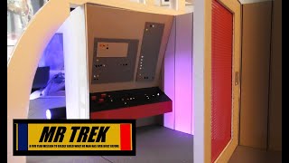 NEVER BEFORE SEEN areas of the classic Starship Enterprise bridge!