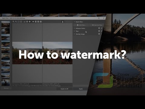 How to add a watermark