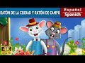 El Raton deCampo y Ratonde Ciudad | Town Mouse And The CountryMouse in Spanish | @SpanishFairyTales