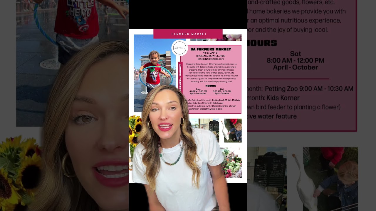 Interactive Water Feature at the Rose District Farmers Market!