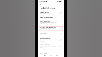 Hotspot turn off automatically | hotspot setting #shorts