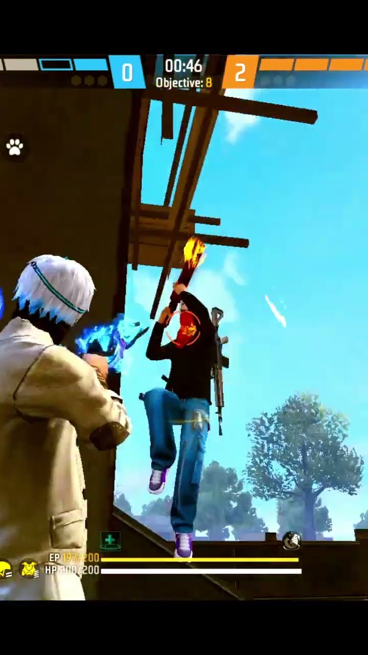 cute girl reaction on 1 v 4  desert  top 1 player   #ffshorts #nxtclassy #topff #1vs4