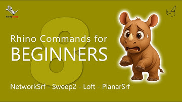 Rhino Commands for Beginners 08 - Surface Creation Tools