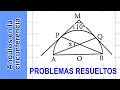 PROBLEMAS ANGULOS EN LA CIRCUNFERENCIA