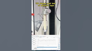 180 degree peel test of adhesive tape #tensile #materialtestingmachine