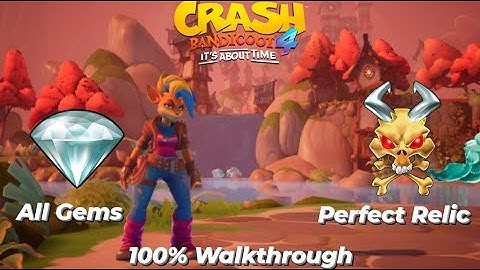 Crash Bandicoot 4 - 100% Walkthrough - Potion Commotion - All Gems Perfect Relic