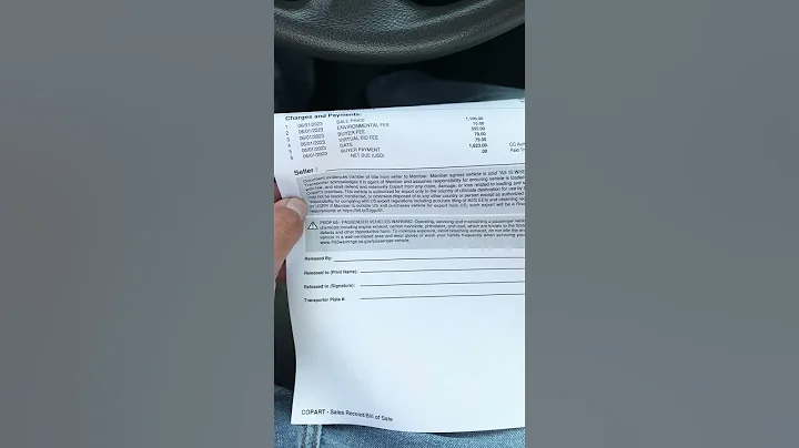 Flipping cars from Copart. Buyer fees😳. #automobile #entrepreneur #cars #flipping