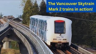 Vancouver Skytrain Millennium Line compilation | 2002 Mark II Skytrains on the Millennium Line 