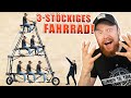 Einfach IRRE! - Die Jungs haben ein 3-STÖCKIGES FAHRRAD gebaut! | Fritz Meinecke reagiert