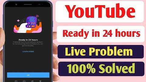 Ready in 24 hours problem on youtube | YouTube ready in 24 hours problem solve