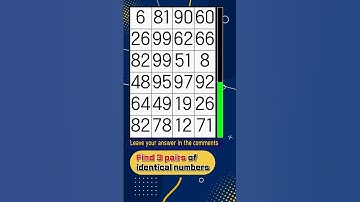 Find the duplicate numbers 782