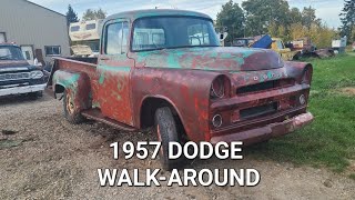 Unveiling a Vintage Beauty: 1957 Dodge D100 with 315 Red Ram V8 | Restoration Project Spotlight