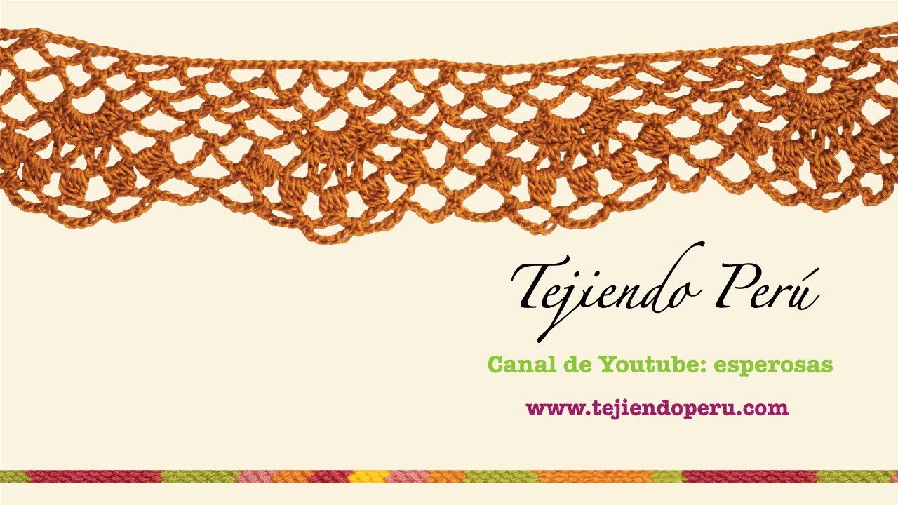 cenefas de ganchillo cenefa para aplicar tejida a crochet 9 youtube cenefas de ganchillo cenefa para aplicar tejida a crochet 9 youtube
