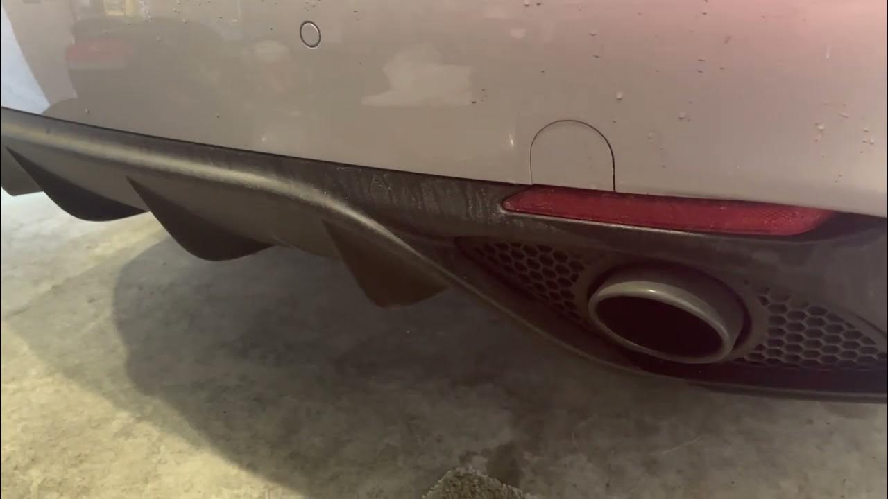 2021 Alfa Romeo Giulia Q4 Ti Sport Muffler Delete YouTube