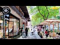 4K Shanghai Xintiandi Fashion Landmark Travel Area on Labor Day 2021 劳动节中的上海新天地时尚旅游区|太平桥公园国旗广场|新天地花展