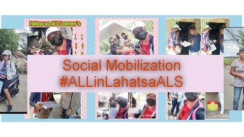 Social Mobilization #AllinLahatsaALS♥️💕