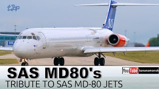McDonnell Douglas MD-80 Tribute video SAS Scandinavian (MD80) Manchester  Airport, Copenhagen - YouTube