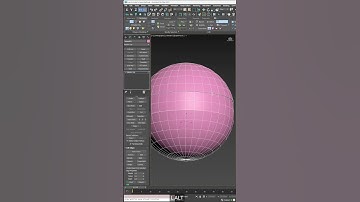 3DS Max Tutorial - Tennis Ball Modelling 🥎 #shorts