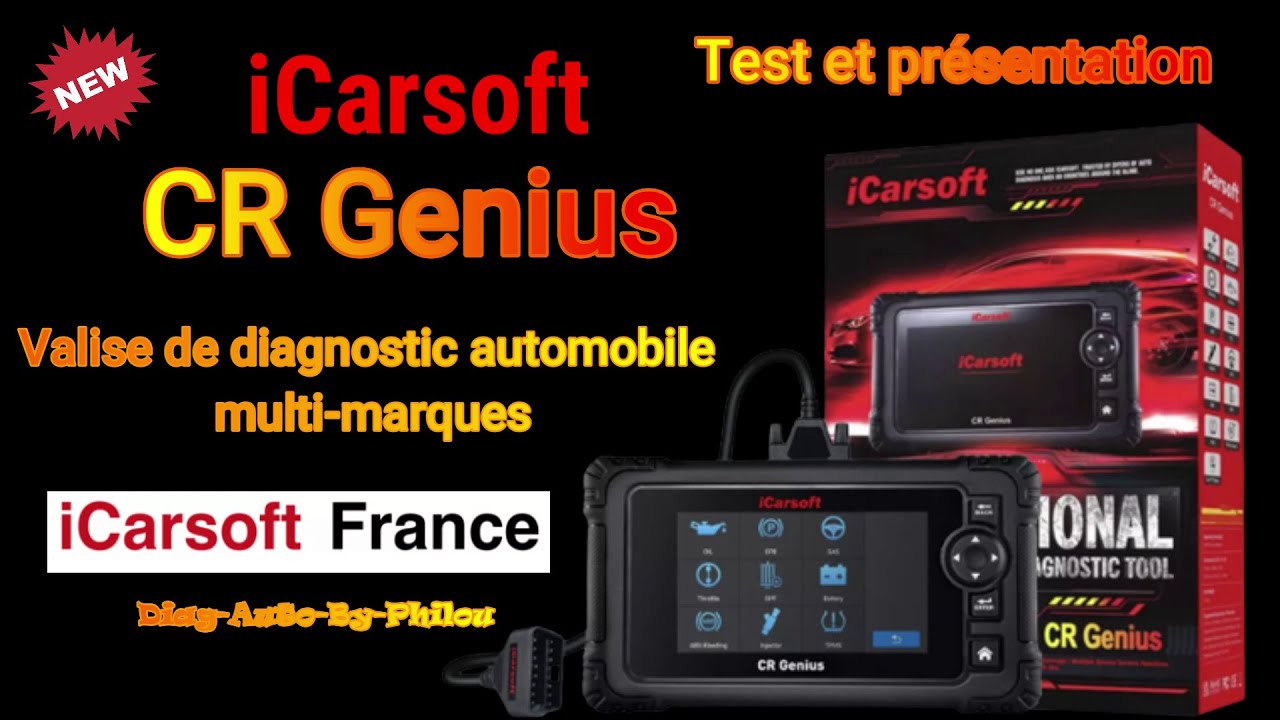 iCarsoft  Valises Diagnostic Auto Multimarques en Français