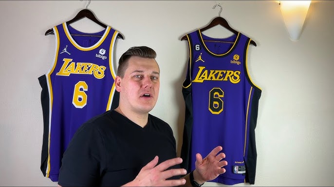 lakers jersey history