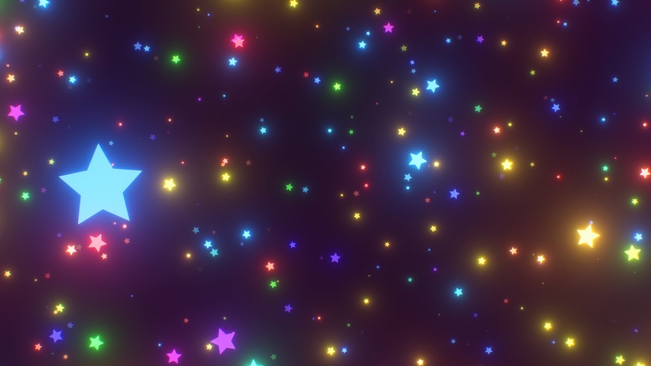 Bokeh Rainbow Stars Color Texture Pattern  720x1440