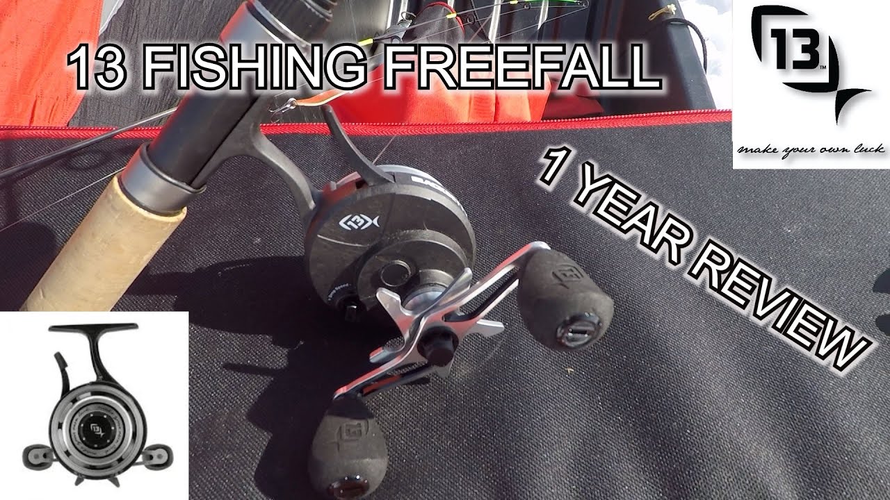 13 Fishing Black Betty FreeFall. 1 Year Review. In Line Ice Reel. 