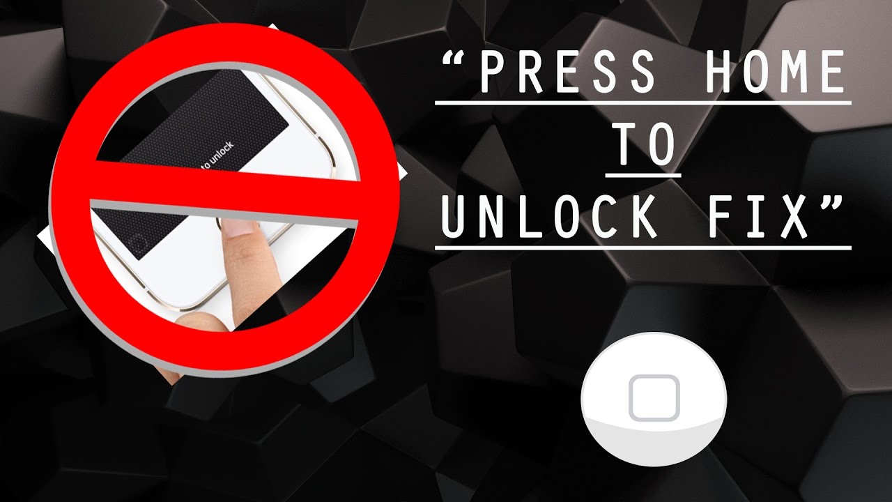 Press up to unlock