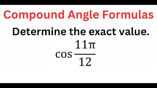 Exact Value Of Cos11Pi12