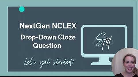 NCLEX Prep - Drop Down Cloze Format Questions with SM NCLEX Reviews 💙