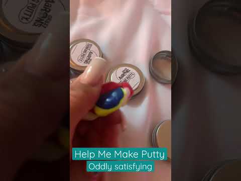 ASMR HELP ME MAKE PUTTY! Oddly Satisfying