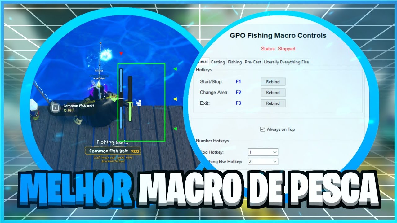 COMO INSTALAR,CONFIGURAR E USAR O MELHOR MACRO DE PESCA DO GPO! - YouTube