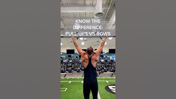 Rows vs Pull Ups: Know The Difference