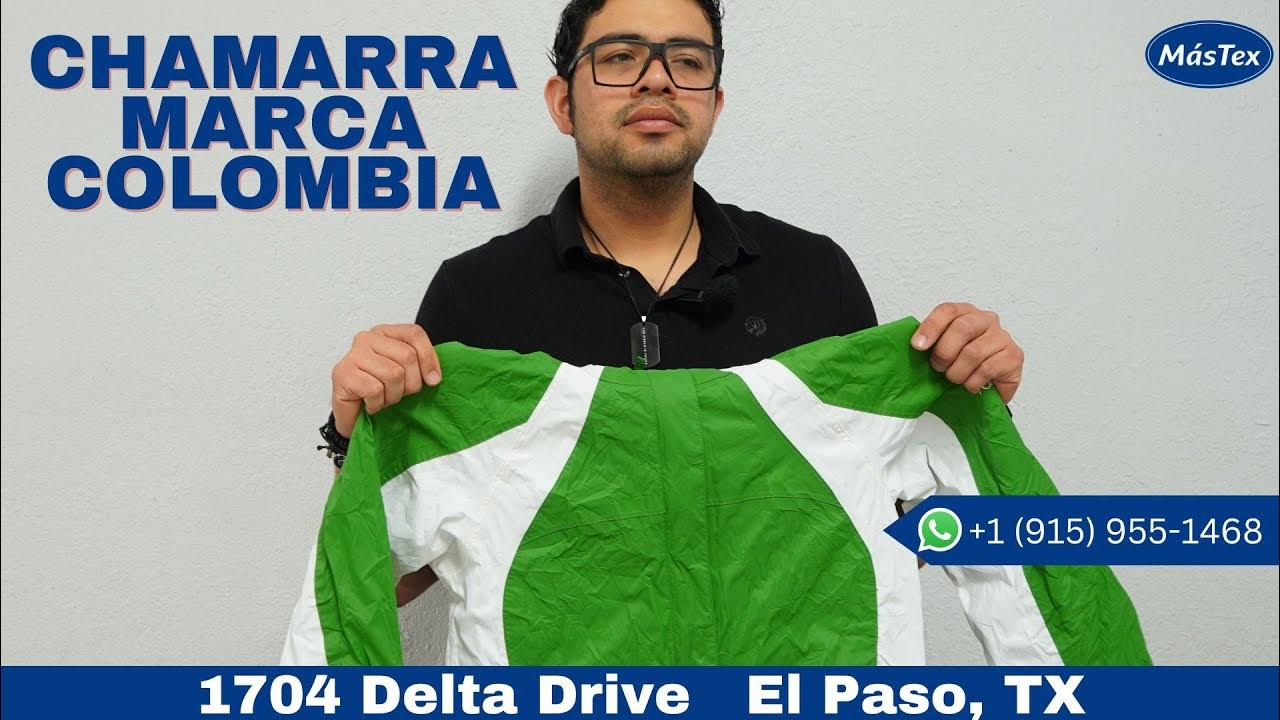 Chamarra Marca Colombia et verde calidad 1 / MasTex El Paso YouTube