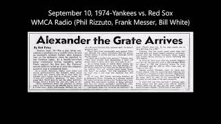 September 10, 1974-Yankees vs. Red Sox (WMCA Radio)