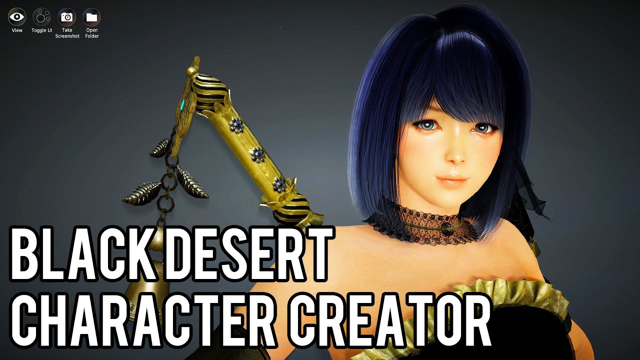 Black Desert Character Creator - Tamer Class - YouTube