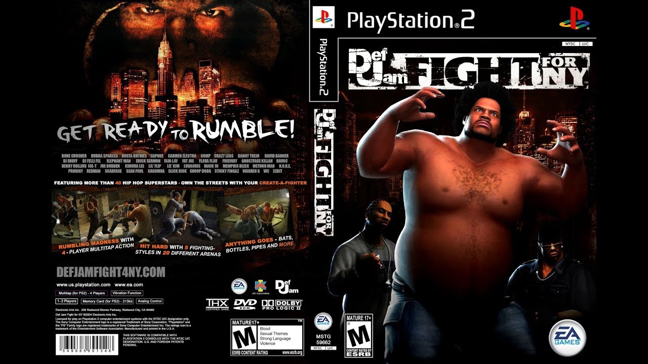 Jogo Def Jam: Fight For Ny Ps2