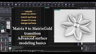 MatrixGold Advanced surface modeling basics