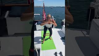 We have a GYM on our BOAT⛵️🏋🏼♀️