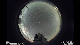 Subaru All-Sky Camera, May 16 2026 UT/ すばる望遠鏡全天モニタ動画2026年5月16日(世界時)