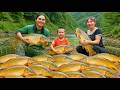 Conquering a Stream Full of Giant Fish with a Fish Trap | Rural Survival Life